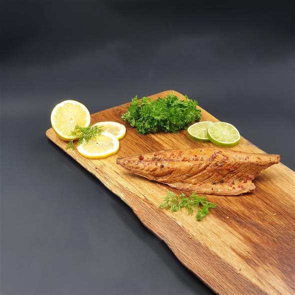 Varmrøget makrelfilet - Grøn Rød peber